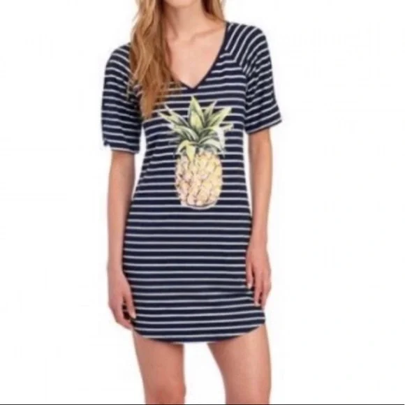 jessica simpson shirt dress NEW Jessica Simpson Shirt Dress Size Medium Navy Blue Midi Stretch Hi Low  NWT